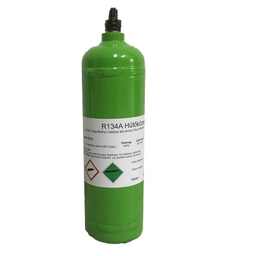 Hűtőköz. R134a 1Lit /   900gr. Újratölthető
