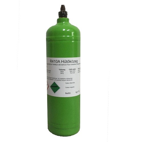 Hűtőköz. R410A 1Lit/   800gr. Újratölthető