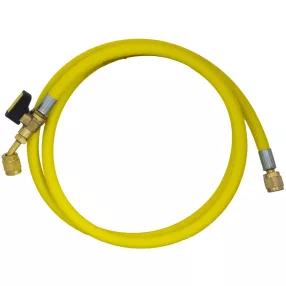 Töltőcső csappal 1500mm Sárga