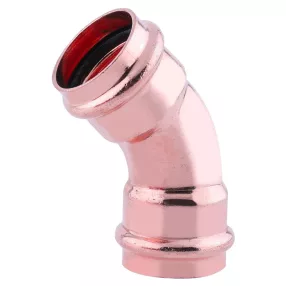 Réz press ív 45° BB 42mm
