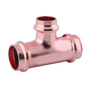 Réz press szűkítő T-idom 22x15x22mm